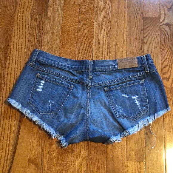 Kittenish 🐾 Jean Shorts - Picture 2 of 4